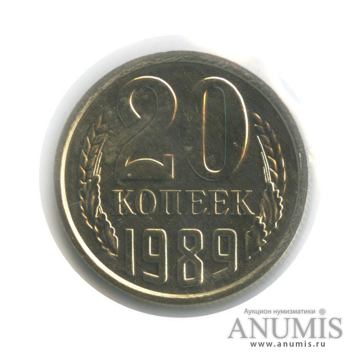 20 копеек 1989 — В запайке