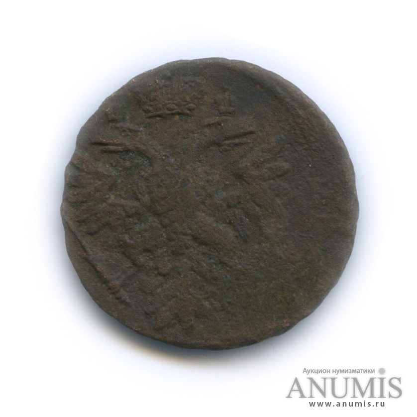 Деньга (½ копейки) 1738 — (½ копейки) - Орел г (Орел 1738 г.)