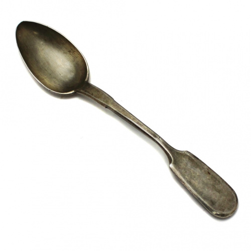 Ложка чайная (клейма, «Морозов», 84 проба серебра, 14,5 см) 1895