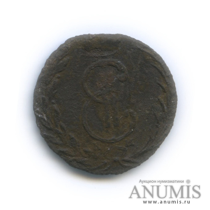 Деньга 1769 КМ — (½ копейки) - Сибирская монета