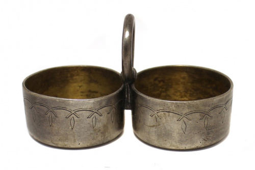 Солонка «Christofle», 9×4,5 см до 1917