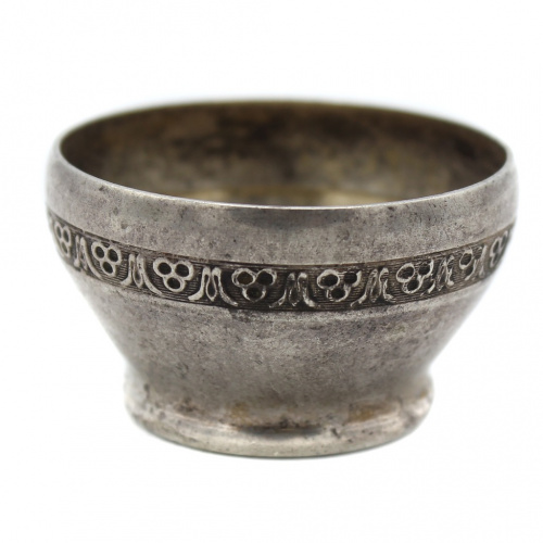 Солонка 875 пробы серебра (4 см)