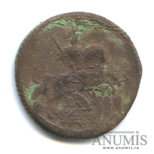 Деньга 1770 ЕМ — /½ копейки
