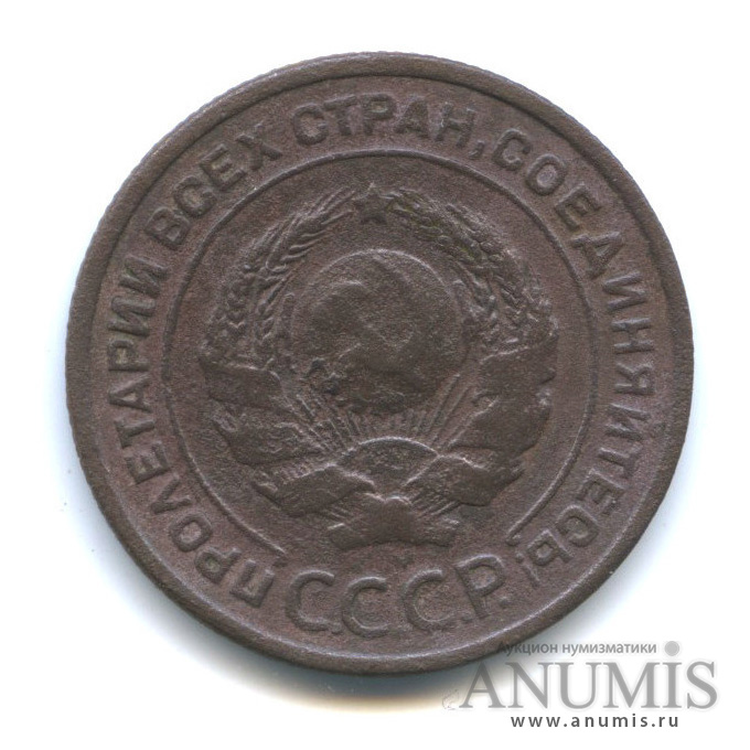 2 копейки 1924 — На Николаевском кружке