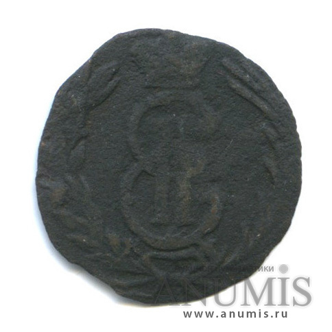 Полушка 1768 КМ — (¼ копейки) - Вензель Екатерины II, Сибирь