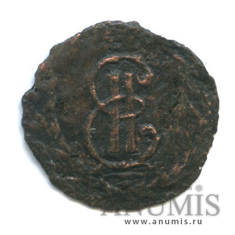 Полушка 1768 КМ — (¼ копейки) - Вензель Екатерины II, Сибирь