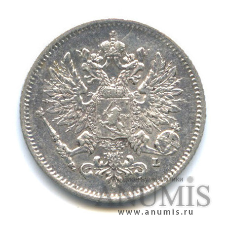 25 пенни 1909 L — Для Финляндии