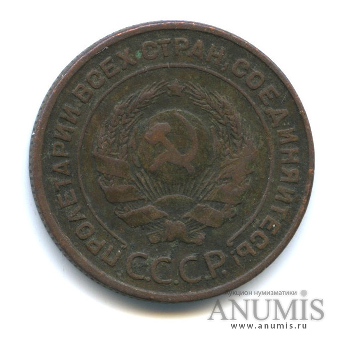 2 копейки 1924 — На Николаевском кружке