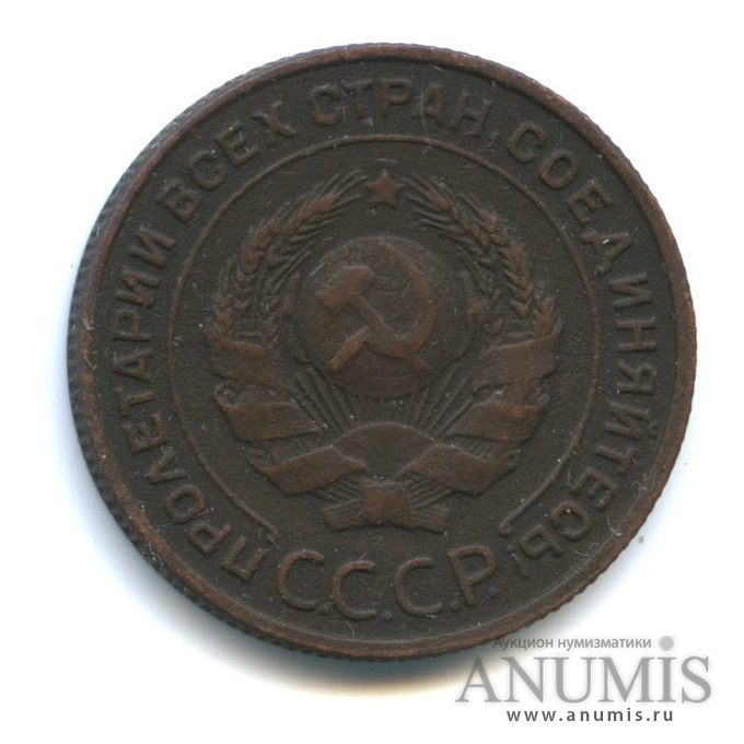 2 копейки 1924 — На Николаевском кружке