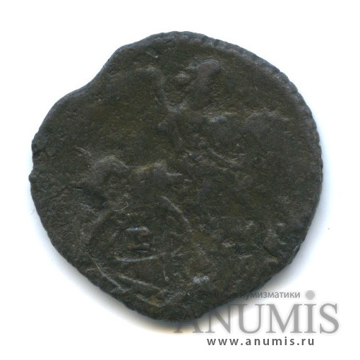 Полушка 1771 ЕМ — (¼ копейки) - Вензель императрицы Екатерины II Великой