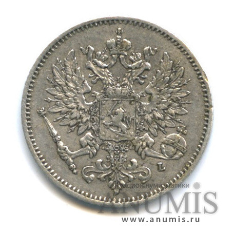 25 пенни 1909 L — Для Финляндии