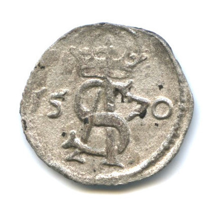 Двуденарий — Сигизмунд II Август, Вильно 1570