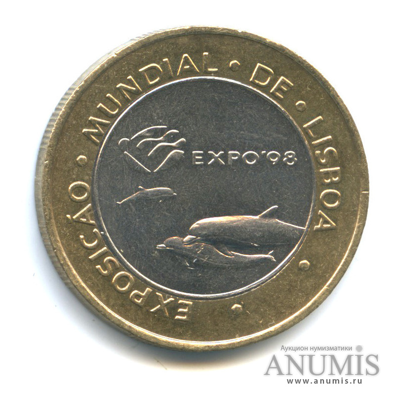 200 эскудо 1997 «Лиссабон ЭКСПО, 1998». Португалия. Лот №2123. Аукцион ...