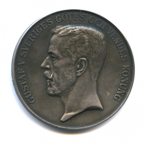 Медаль «За лучшую лошадь Портрет короля Густава V», Ø 4,3 см 1939