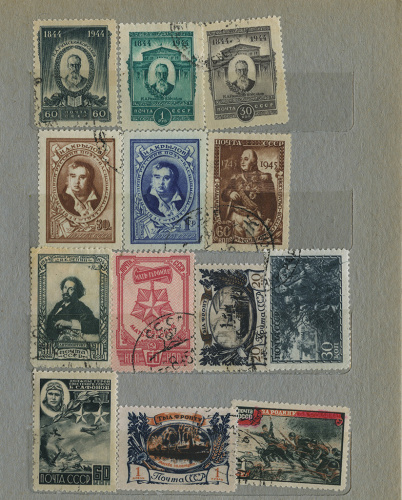 Лот почтовых марок СССР 1944-1945