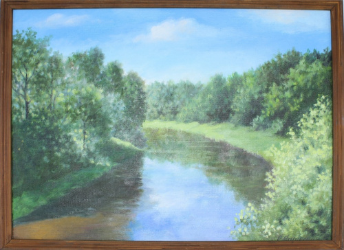 Картина «Лето», 30×40 см, масло, холст на картоне