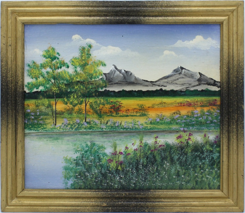 Картина «Пейзаж», масло, 33,5×29 см
