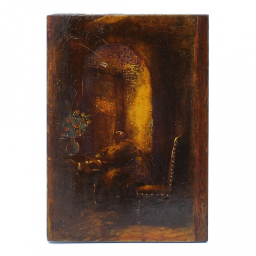 Картина, дерево, 10,5×15 см
