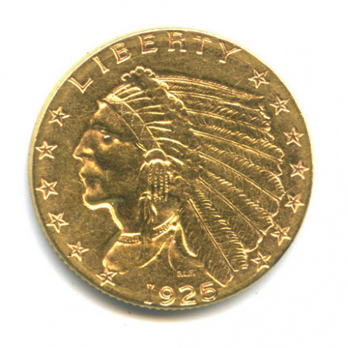 2 ½ доллара 1925 D