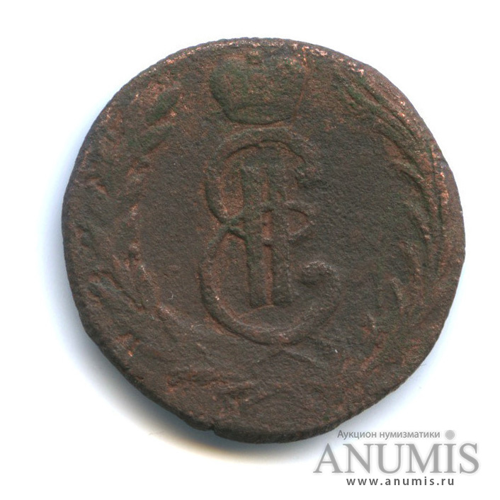 1 копейка 1771 КМ — Сибирская монета