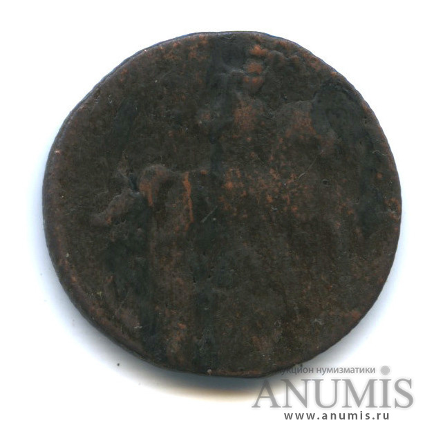 Деньга (½ копейки) 1760 — (½ копейки) - Вензель императрицы Елизаветы