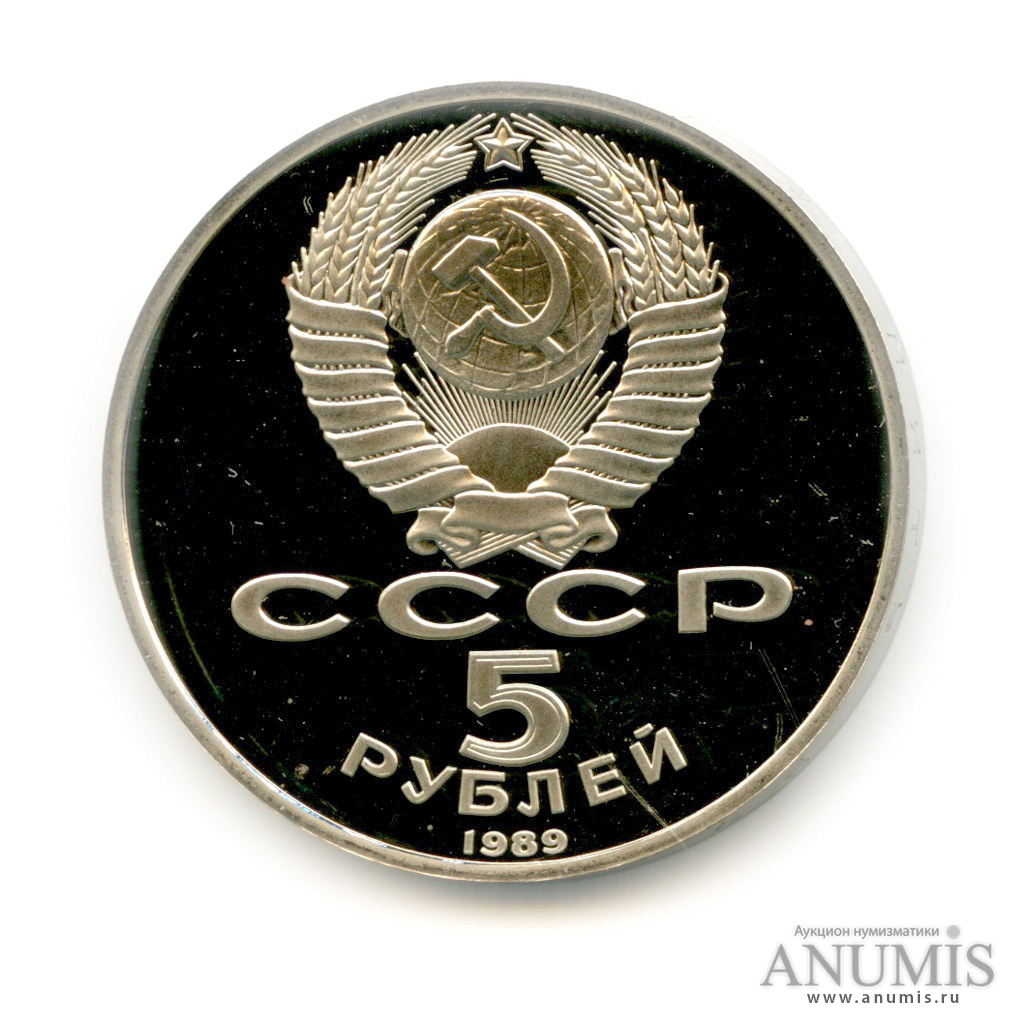 5 рублей 1989 — Регистан