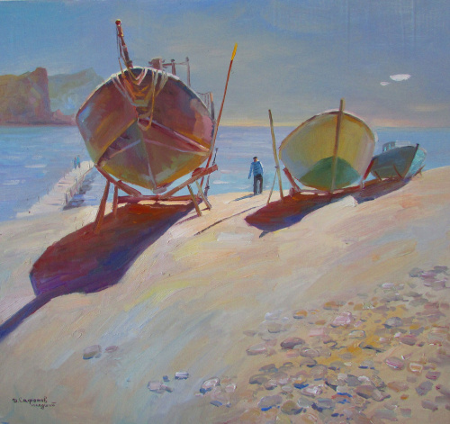 Картина «Жаркий день» Холст, масло 65×70 2017