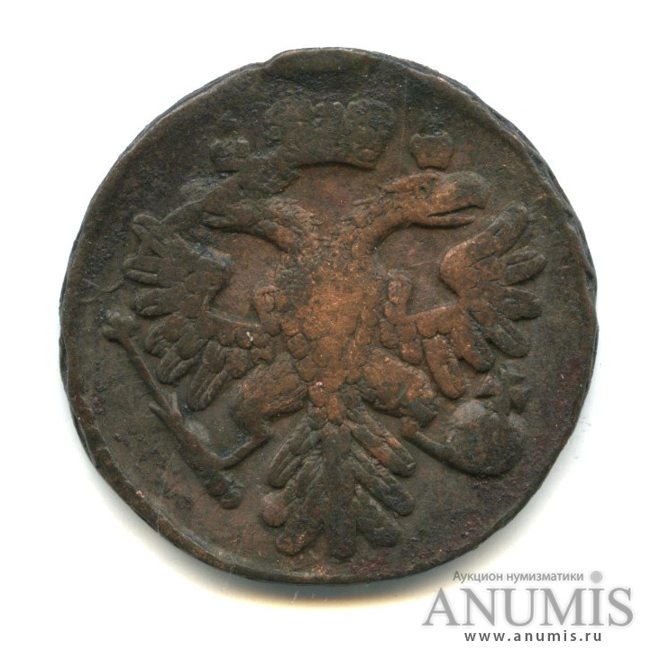 Деньга (½ копейки) 1738 — (½ копейки) - Орел г (Орел 1738 г.)