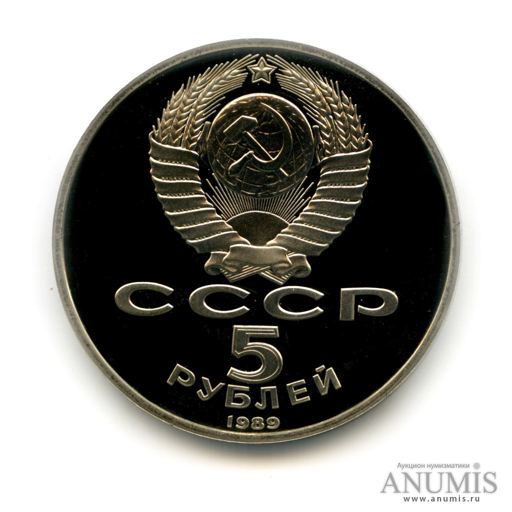 5 рублей 1989 — Регистан