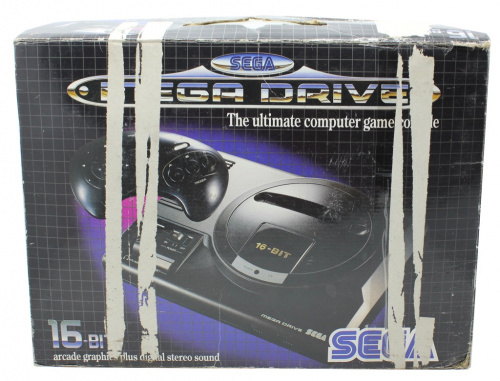 Игра «Sega Mega drive Console», с двумя картриджами, в коробке, с проводами и джойстиком, 41,5×30×9 см