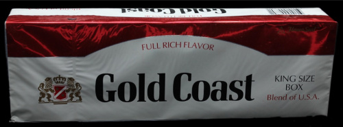 Блок сигарет «Gold Coast», закрытый
