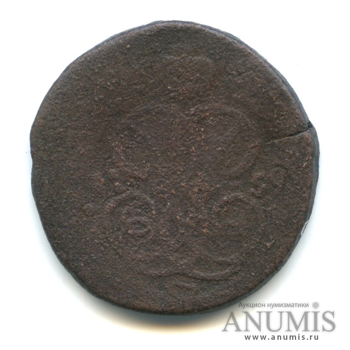 1 копейка 1759 — Вензель императрицы Елизаветы