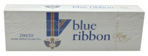 Блок сигарет «Blue ribbon»
