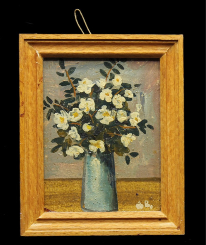 Картина «Цветы», 10,5×8,5 см