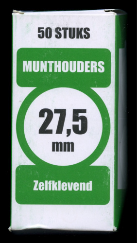 Лот холдеров для монет «Munthouders Zelfklevend» (Ø 27,5 мм, 50 шт.)