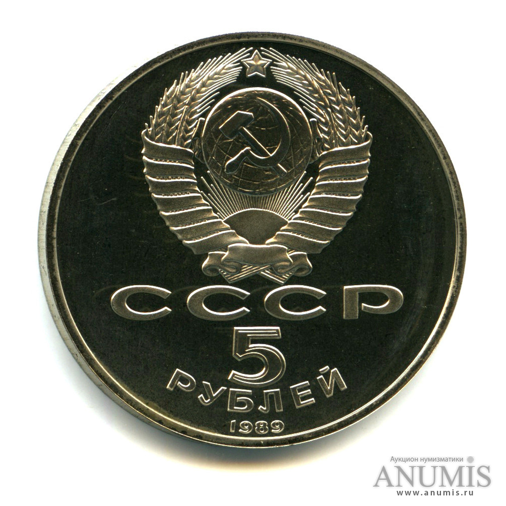 5 рублей 1989 — Регистан