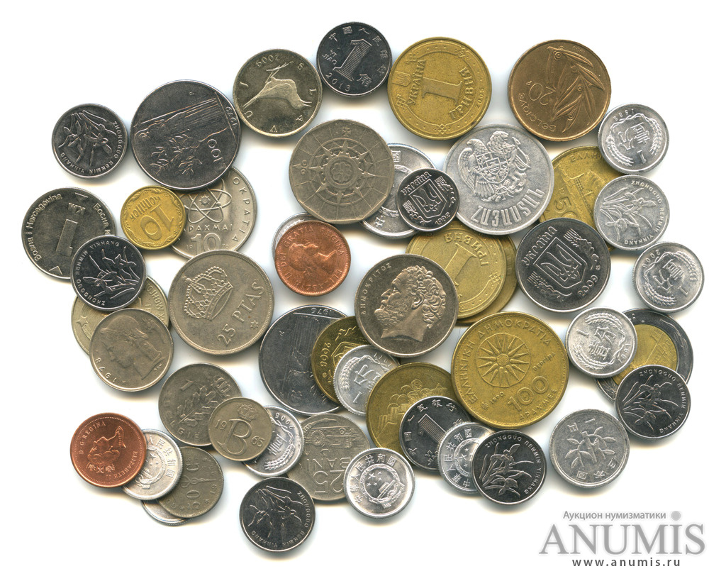 Интернет магазин монет в спб. Аукционе нумизматики Anumis. Монеты разных стран. Монеты разных годов. Монеты разных цветов.