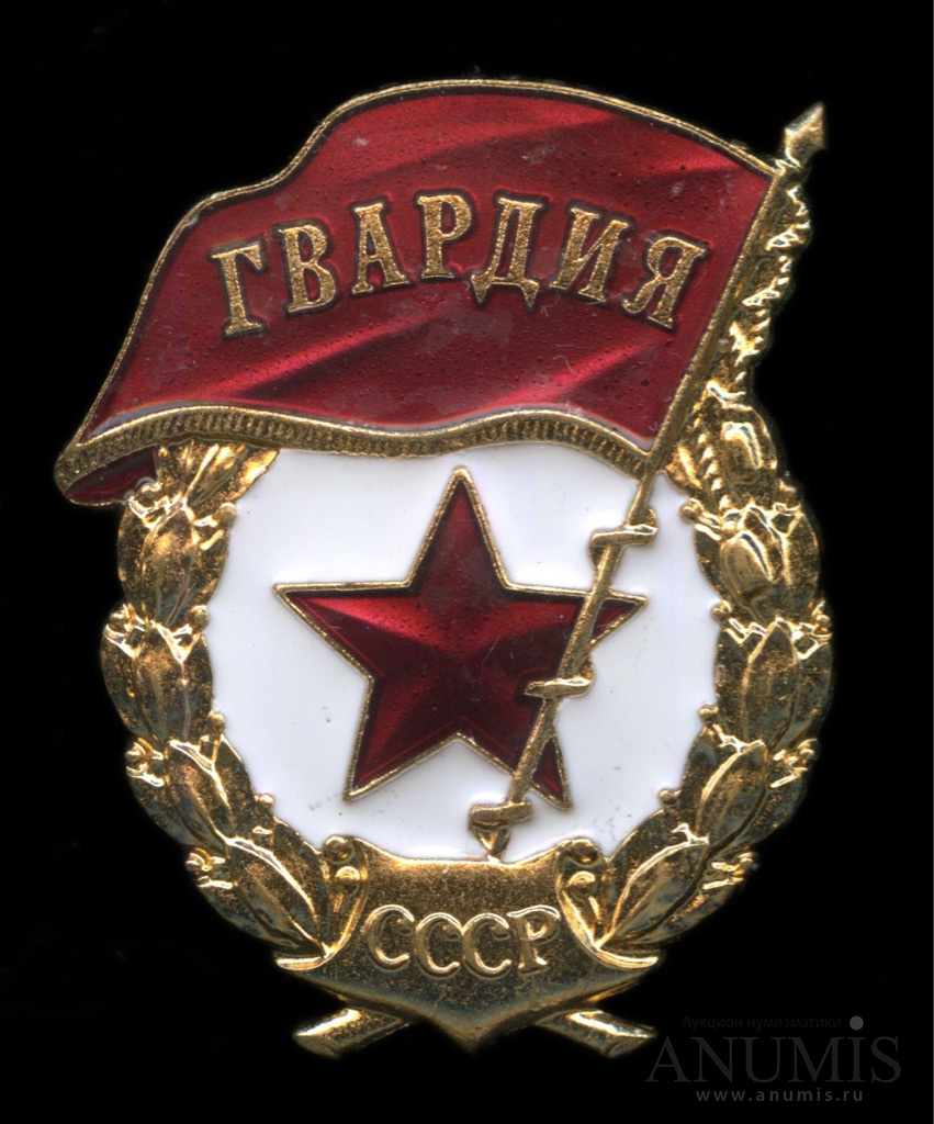 Как выглядит нагрудный знак гвардия