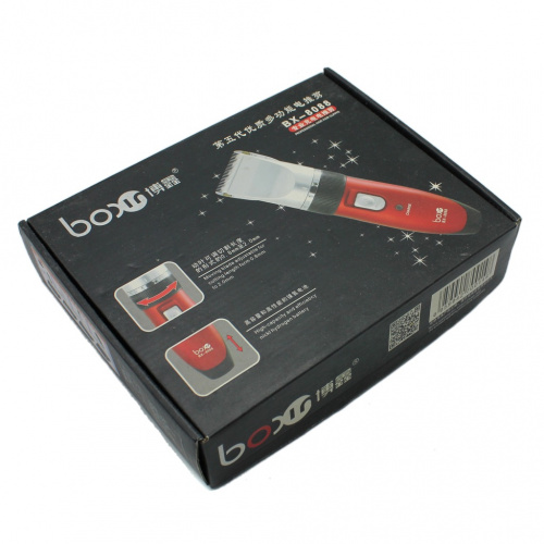 Машинка для стрижки волос «Boxin BX-8088», в коробке, с принадлежностями