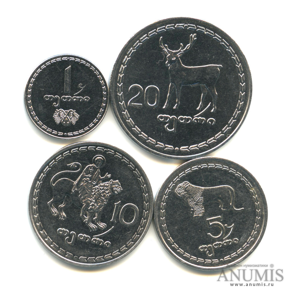 все монеты грузии