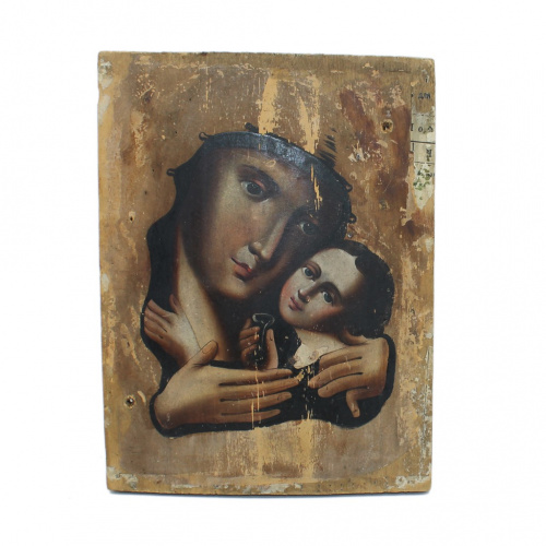 Икона «Божья Матерь с младенцем», 20×15 см