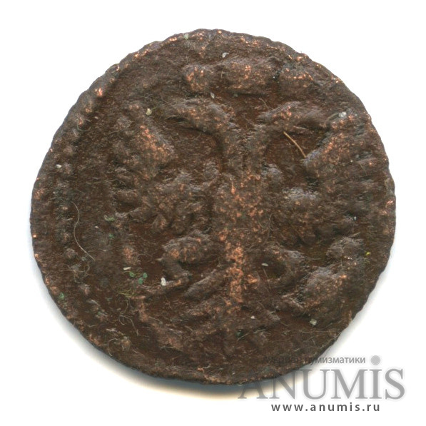 Полушка (¼ копейки) 1731 — (¼ копейки) - Орел 1730 г (Орел 1730 г.)