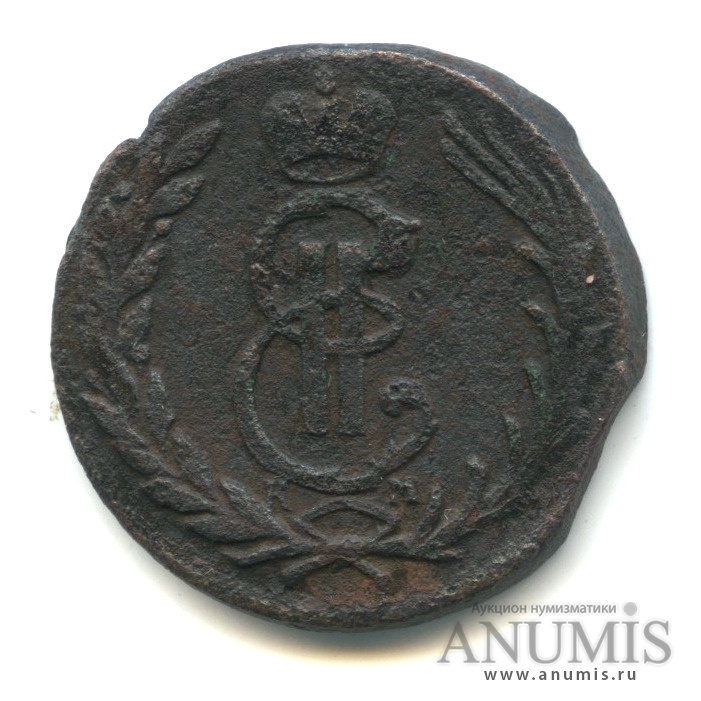 1 копейка 1769 КМ — Сибирская монета