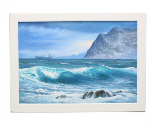 Картина «Северное море», 24×32 см, масло, холст (на картоне)