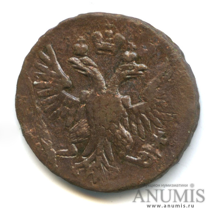 Деньга (½ копейки) 1750 — (½ копейки) - Орел 1744, 1748 г (Орел 1744, 1748 г.)