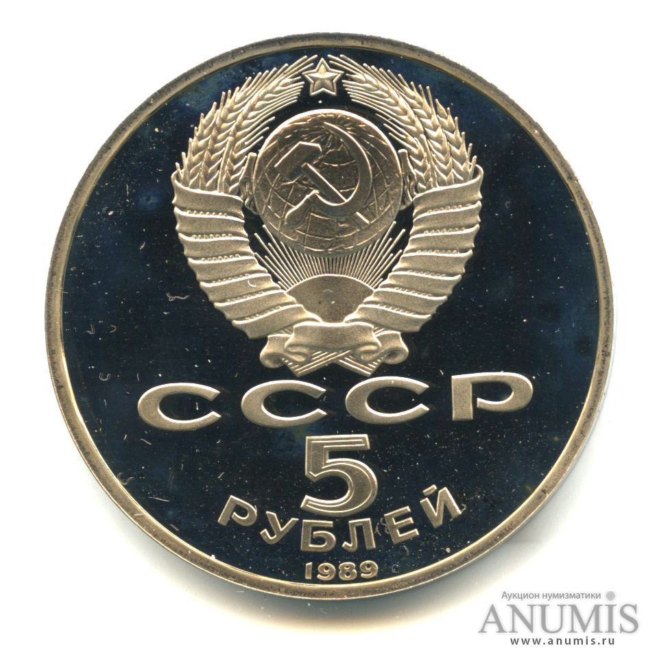 5 рублей 1989 — Регистан