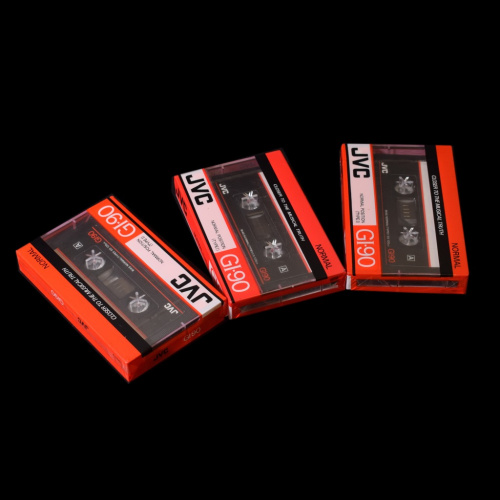 Лот кассет «JVC GI-90» для кассетного магнитофона, 3 шт Новые До 1980