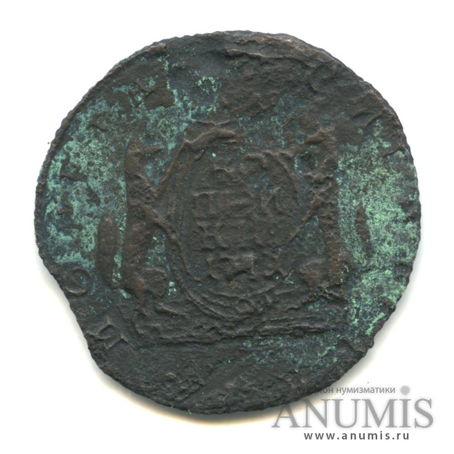 1 копейка 1771 КМ — Сибирская монета