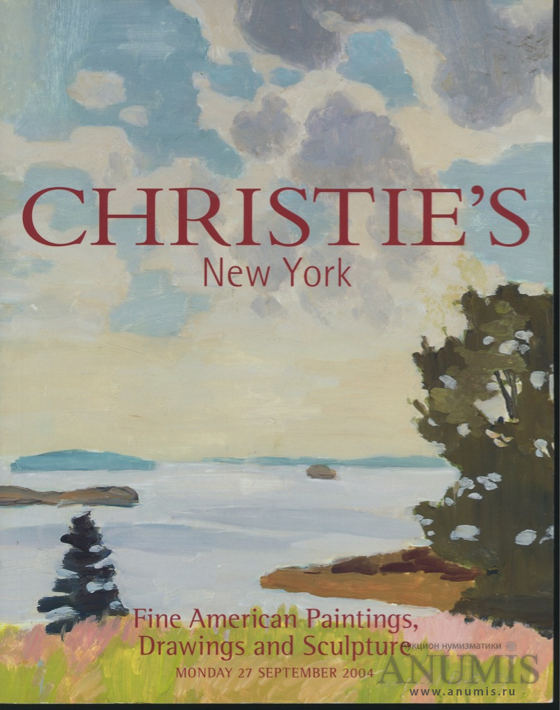 Каталог «Аукционный дом „Кристис“ в Нью-Йорке» 2004 ««Прекрасная  американская живопись, графика и скульптура», 27 сентября 2004, 129 стр».  США. Лот №3432. Аукцион №192. – ANUMIS