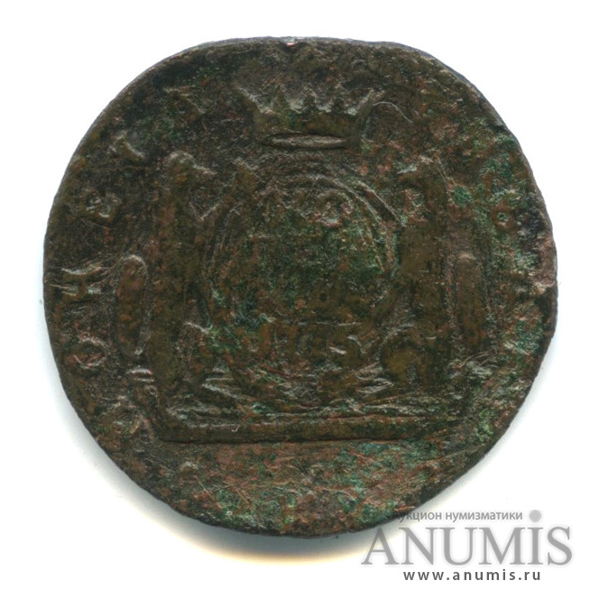 1 копейка 1771 КМ — Сибирская монета
